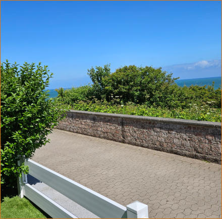 Terrasse mit Meerblick